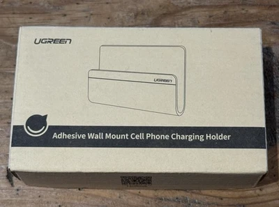 UGREEN Adhesive Wall Mount Smartphone Charging Holder WHITE New in Box - Image 1 of 4