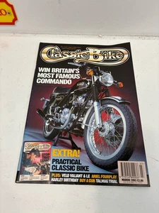 classic Bike Magazine March 1993 Classic Bike Most Famous Commando Norton - Picture 1 of 6