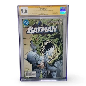 CGC Batman #610 - 9,6 casi nuevo+ - 4X firmado (Jim Lee, Jeph Loeb, Alex Sinclair, Scott - Imagen 1 de 2