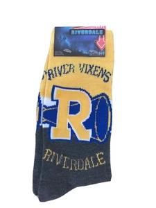 Men's Novelty Crew Casual Dress Socks Riverdale River Vixens 6-12 - Picture 1 of 3