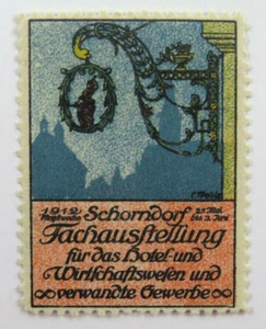 Poster Stamp Cinderella Schorndorf Fachausttellung 1912 - Picture 1 of 4