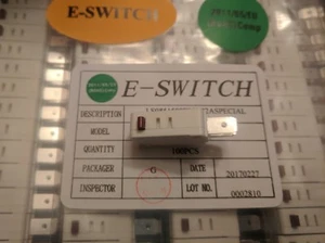 E-switch snap in microswitch 50g force .250  - Picture 1 of 4