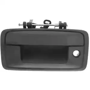 New Outside Tailgate Handle Textured Black Fits 2014-15 Chevrolet Silverado 1500 - Picture 1 of 5
