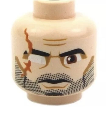 LEGO Star Wars Clone Trooper Commander Wolffe Minifigure Head Wolfpack 104th NEW - Image 1 of 2