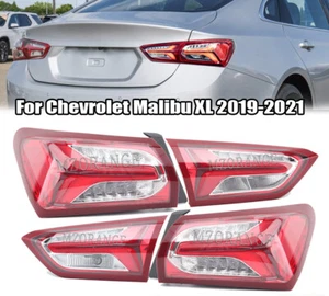 Pair LED Tail Lights For Chevrolet Malibu XL 2019 2020 2021 Rear Brake Stop Lamp - Picture 1 of 14