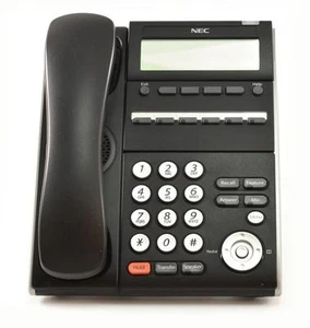 Refurbished NEC DT710 ITL-6DE-1 6-Button Display IP Phone 690001 (Black) - Picture 1 of 2