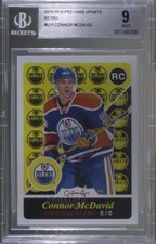 2015 Upper Deck O-Pee-Chee Update Retro Connor McDavid #U11 BGS 9 MINT Rookie RC