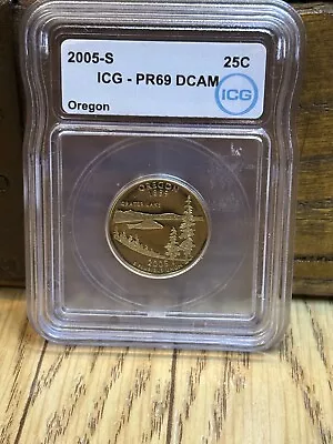2005 S Oregon ICG PROOF PR69 DCAM  25C - Image 1 of 2