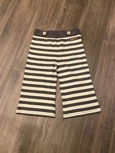 New ! Matilda Jane Hello Lovely Straightee Straight Pants gray stripe 4 y - Picture 1 of 4
