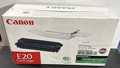 New Genuine Canon E20 Toner Cartridge 1492A002(CA) PC 300/400/500 Series Black - Image 1 of 4