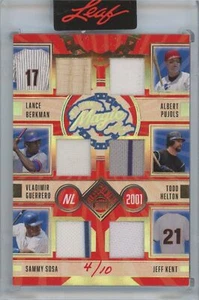 Jeter/Ichiro 2025 Leaf Seasons in the Sun Mid Summer Magic 12 Patch All-Stars #4 - Picture 1 of 2