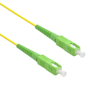 5m SC/APC-SC/APC Singlemode Simplex OFNR 3.0mm Fiber Optic Patch Cable - Picture 1 of 1