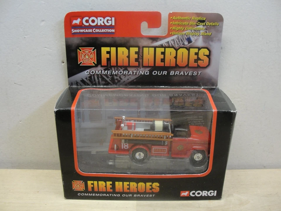NEW CORGI FIRE HEROES 1966 GMC FIRE PUMPER CHICAGO F.D. DIE-CAST VEHICLE - Image 1 of 1