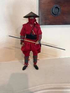 Figura 1/6 1:6 12" ESCALA PERSONALIZADA Gi Joe ÚNICA Roja Ninja Storm Shadow Cobra - Imagen 1 de 13