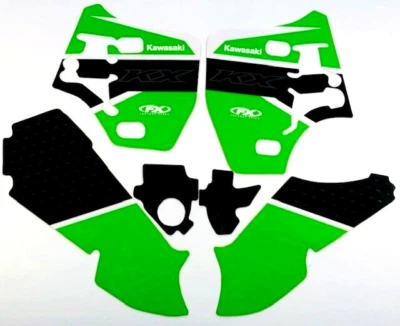 Gráficos de fábrica Effex SR1 Kawasaki KX500 KX 500 88 90 91 92 93 97 99 01 02 04 Foto 1 de 3