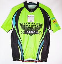 Jakroo Cycling Jersey 2009 Bike MS Brendans Back Road Riders Size L NWT