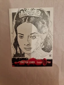 HAMMER HORROR SERIES 2 TRADING SKETCH CARD DRAWN BY DON PEDICINI JR STRICTLY INK - Picture 1 of 2