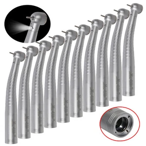 10 Dentaire LED Fiber Optic Turbine Handpiece Large Head fit KaV Coupler YD6 - Picture 1 of 12