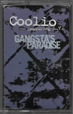 Coolio Featuring L.V.  Gangsta's Paradise CASSETTE SINGLE Hip Hop Gangsta - Image 1 of 4