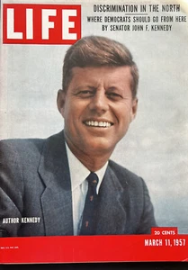 1957 LIFE Magazine ~ John F. Kennedy ~ JFK ~ No Label ~ Nice Condition ~ RARE - Picture 1 of 2