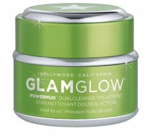 GlamGlow Power Mud Dual Cleanse Treatment 0.5oz. New - Picture 1 of 2