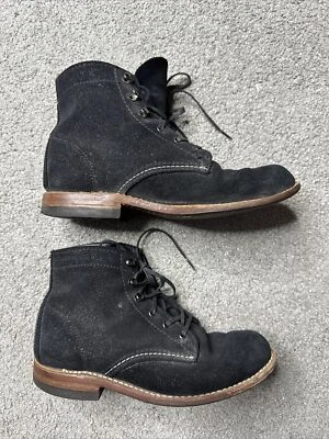Wolverine Original 1000 Mile Mile Black Suede Boots Women's 6 B - Image 1 of 4