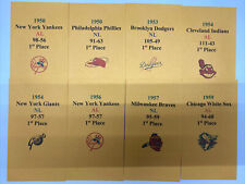 Strat-O-Matic Baseball  50's DIAMOND SET Storage Envelopes
