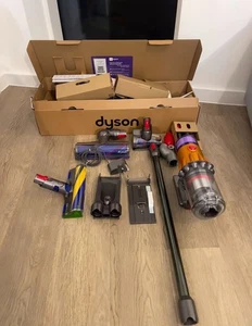 Dyson V12 Detect Slim Absolute Stick Vacuum Cleaner - Yellow/Nickel - Picture 1 of 1