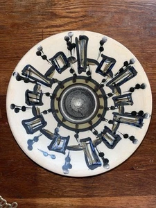 Nice! Vintage MCM Harsa Israel Hand Painted Ceramic Pottery Bowl 1960’s Signed - Picture 1 of 11