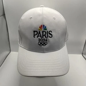 Olympics Hat Cap Strap Back White Paris 2024 Team Apparel - Picture 1 of 7