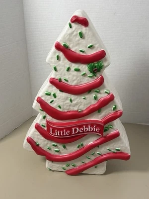 Little Debbie Christmas Tree Snack Cake LED Lighted Blow Mold Decor 22” - NEW