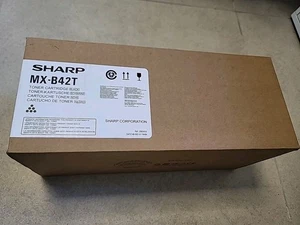 Sharp MX-B42T Black Toner Cartridge – Genuine – New – Fast Shipping - Zdjęcie 1 z 6