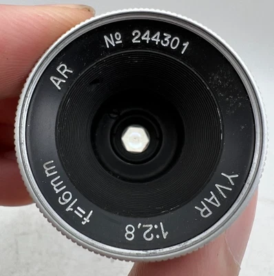 Kern Paillard Yvar AR 16mm F2.8 Lens C Mount Bolex Cameras - Image 1 of 4