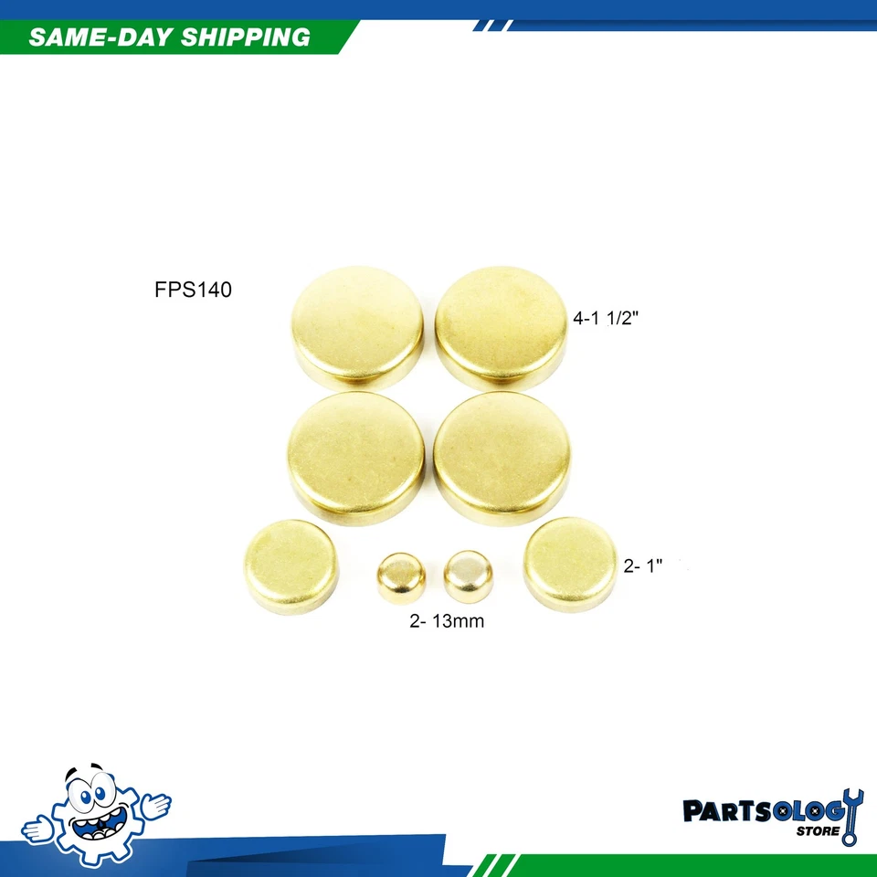 DNJ FPS140 Expansion Plug Kit For 98-10 Chrysler Dodge 300 Avenger 2.7L DOHC 24v - Image 1 of 1