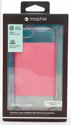 NEW GENUINE Mophie iPhone 8 & 7 Magnetic Base Case CORAL Hold Force Folio/Wallet - Image 1 of 4