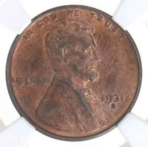 1931 S Lincoln Wheat Cent NGC MS63 RB - Picture 1 of 4