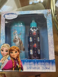 2 Disney Frozen & Dora Shower Gel & Body Spray Gift Set 6.8 Fl.OZ.  2 Boxes - Picture 1 of 7