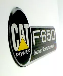 CATERPILLAR F-650 CAT FORD TRUCK FENDER EMBLEM - Bild 1 von 3