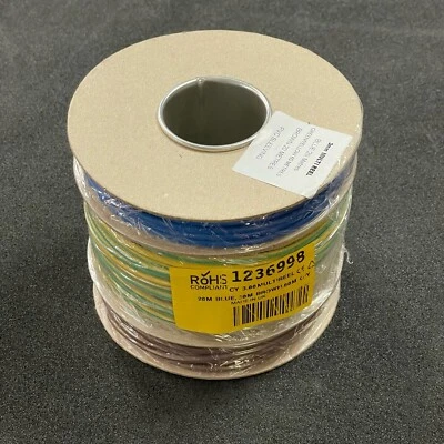 123-6998, PVC Blue, Brown, Green/Yellow Cable Sleeve Kit, 3mm Diameter - Image 1 of 4