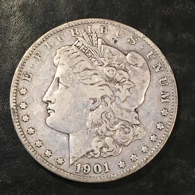 1901-S Morgan Silver Dollar - High Quality Scans #N355 - Image 1 of 2
