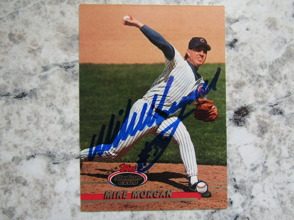 Cubs Mike Morgan Signed Autographed 1993 Stadium Club Mint - Image 1 of 1