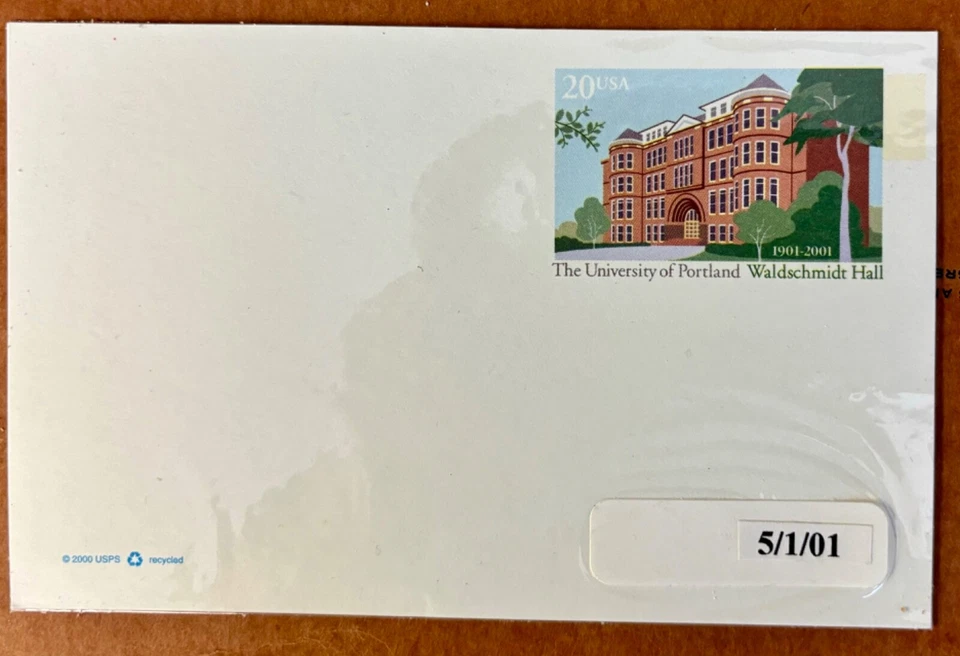 US Stamped Postcard 2001 The University of Portland ,  New - Image 1 of 1