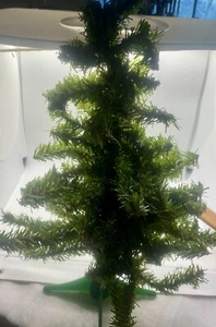 Mini Artificial Tabletop Pine Christmas Tree With Stand 16” Fun For Small Spaces - Picture 1 of 7