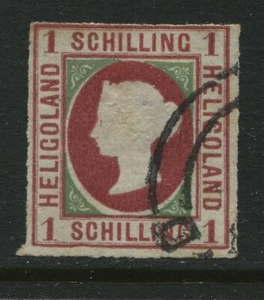 Heligoland QV 1867 1 schilling used - Picture 1 of 1