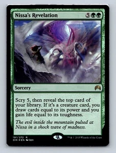 Magic the Gathering - MTG - ORI - Nissa's Revelation - Foil - Rare - Picture 1 of 2