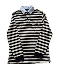 Paul & Shark Yachting Felpa Polo Shirt Newport Crema Blu Righe Small - Foto 1 di 9