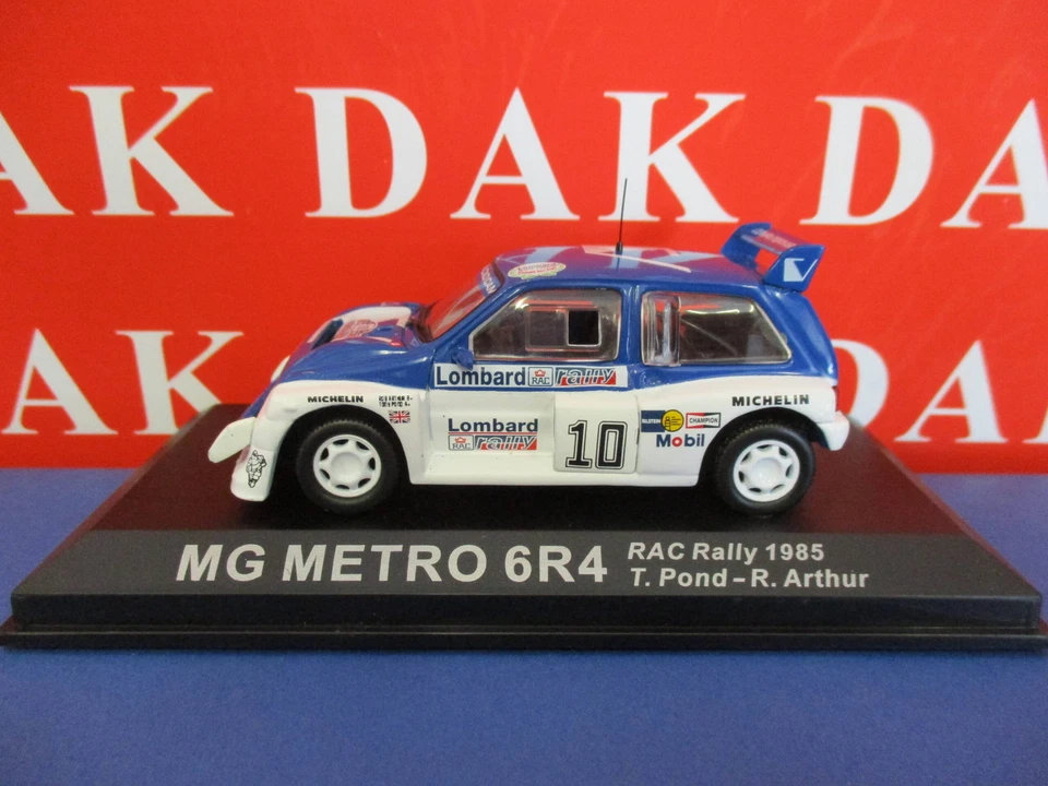 Die cast 1/43 Modellino Auto MG Metro 6R4 Rac Rally 1985 T. Pond - Immagine 1 di 4