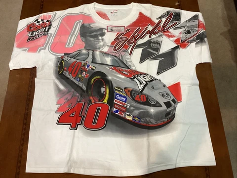 Vintage Nascar Sterling Marlin Coors All Over Print Shirt NWT 2005 Chase XL Cover