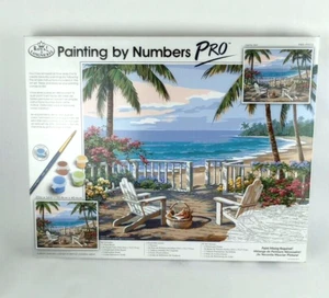 Royal Langnickel KÜSTENANSICHT Malen nach Zahlen MALEN KIT 20" x 16" Strand Kunst - Bild 1 von 4