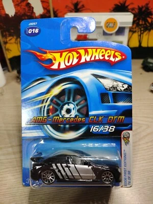Hot Wheels 2006 First Editions #16 AMG-Mercedes CLK DTM Black w/ 10SPs - Image 1 of 4